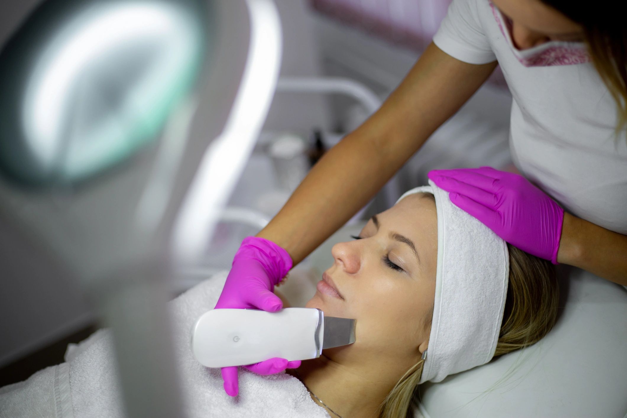 Modern beauty clinic treatment room