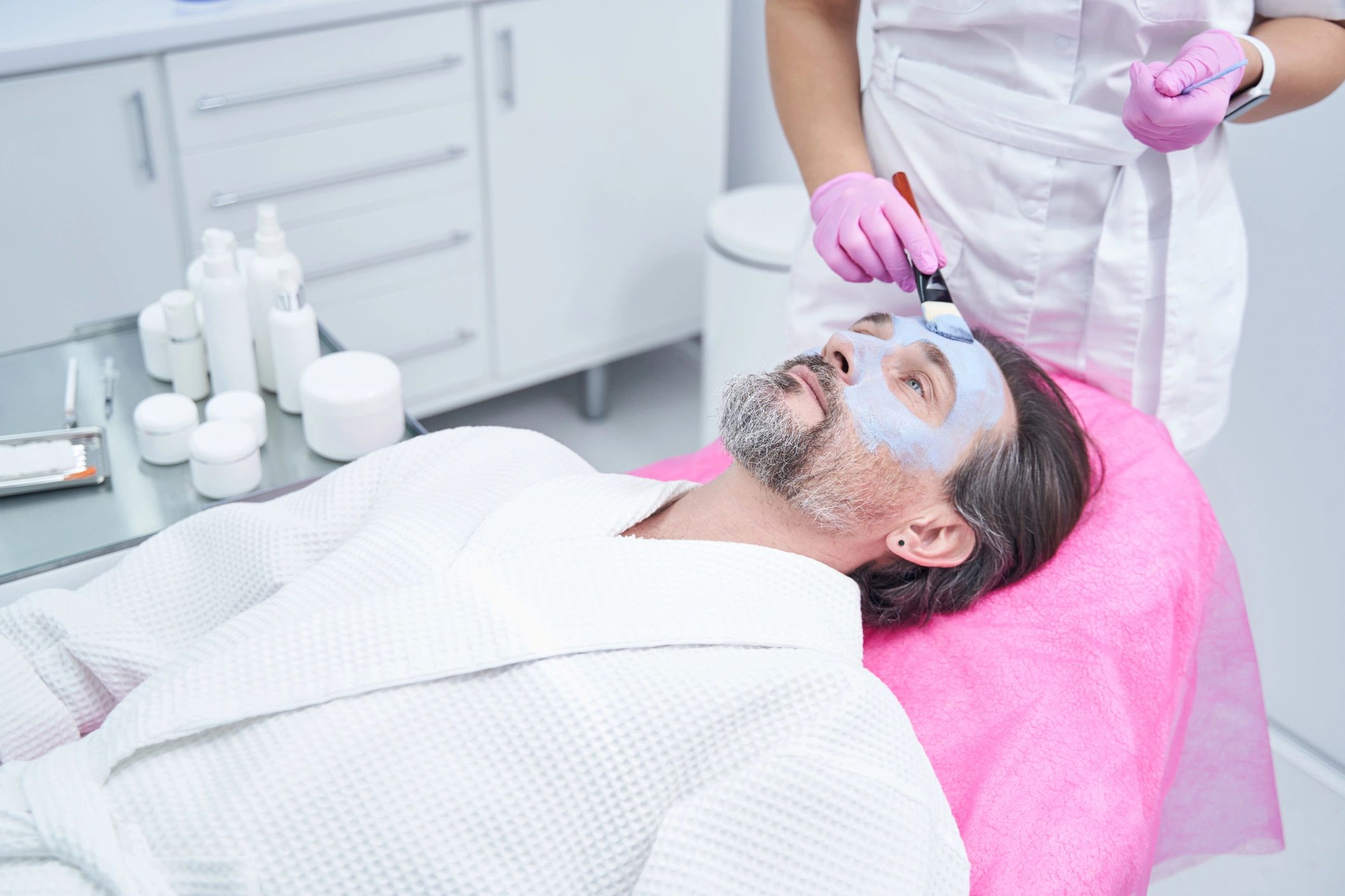 aesthetic nurse facial treatment