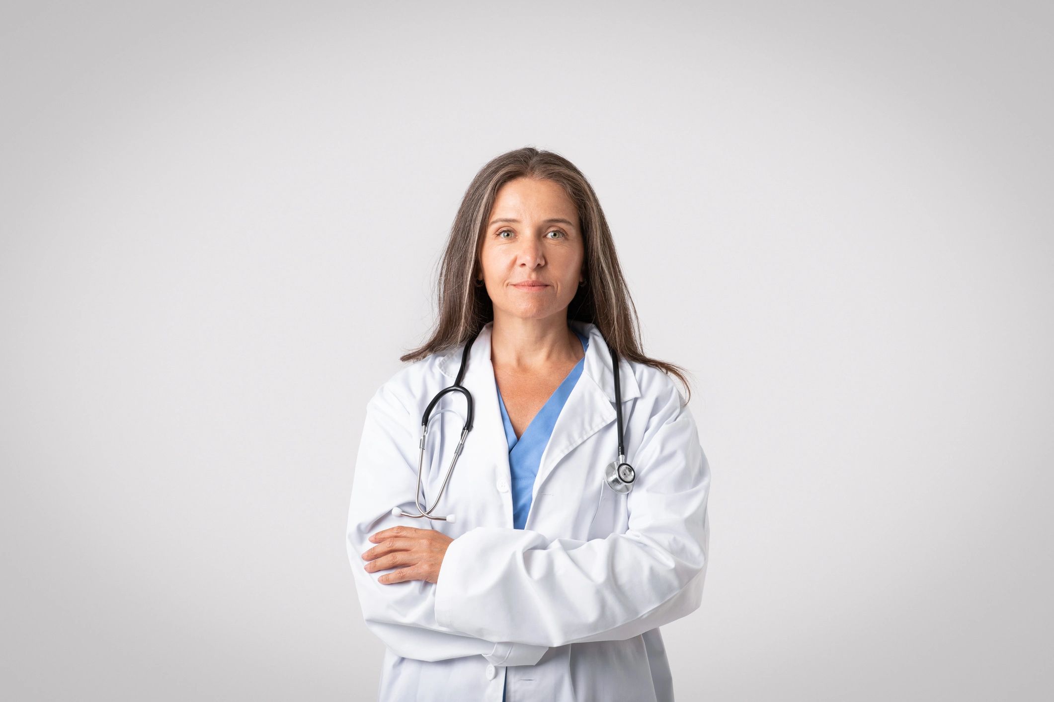 female nurse practitioner professional portrait